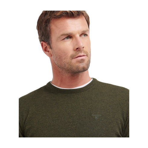 Barbour Pullover Maglia Uomo in 100% lana Verde - Francavilla Moda